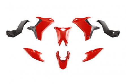 Rtech, Plastkit Revolution, SVART RÖD, Yamaha 25-26 TÉNÉRÉ 700
