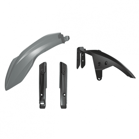 Rtech, Hög Framskärm Kit + Gaffelbensskydd, GRÅ, Yamaha 19-26 TÉNÉRÉ 700