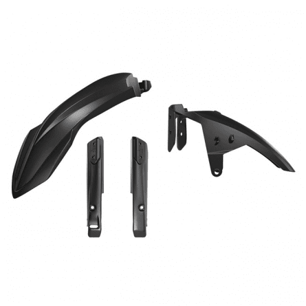 Rtech, Hög Framskärm Kit + Gaffelbensskydd, SVART, Yamaha 19-26 TÉNÉRÉ 700