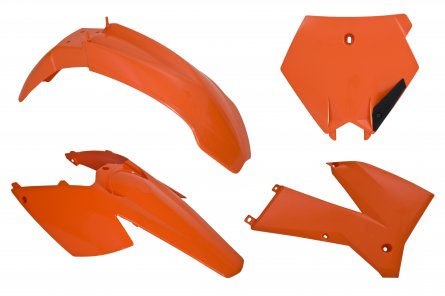 Rtech, Plastkit, ORANGE, KTM 05-07 450 EXC-F, 05-06 450 SX-F, 05-07 250 EXC/250 EXC-F, 05-06 250 SX/250 SX-F, 05-07 125 EXC/300 