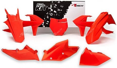 Rtech, Plastkit, ORANGE, KTM 16-18 450 SX-F, 17-18 250 SX, 16-18 250 SX-F, 16-18 350 SX-F, 16-18 125 SX/150 SX