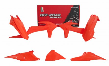 Rtech, Plastkit, ORANGE, KTM 20-23 450 EXC-F, 20-22 250 EXC TPI/150 EXC TPI/300 EXC TPI, 23 250 EXC/150 EXC/300 EXC, 20-23 250 E