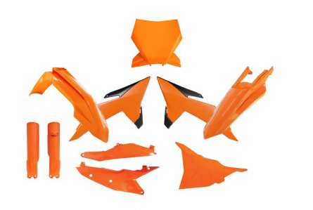 Rtech, Plastkit, ORANGE, KTM 25 450 SX-F, 25-26 250 SX, 25 250 SX-F, 25 350 SX-F, 25 125 SX/150 SX/300 SX