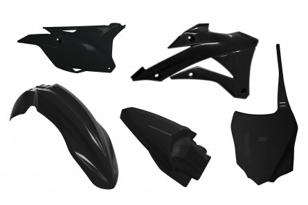 Rtech, Plastkit, SVART, Kawasaki 14-21 KX85