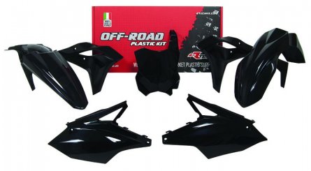 Rtech, Plastkit, SVART, Kawasaki 19-20 KX250, 17-18 KX250F