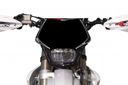 Rtech, Headlight V-Face FULL LED Svart, SVART