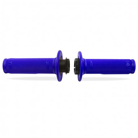 Progrip, 709 Single Density Half Waffle LOCK ON GRIPS, BLÅ