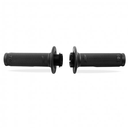 Progrip, 709 Single Density Half Waffle LOCK ON GRIPS, SVART