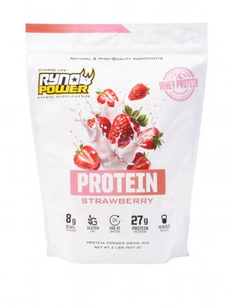 Ryno Power, Proteinpulver Jordgubb 907gr