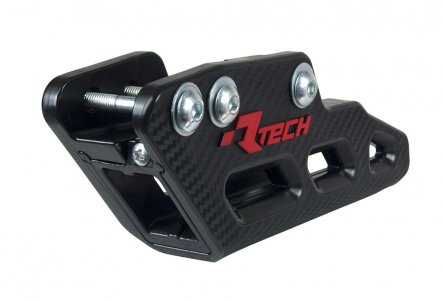 Rtech, Kedjestyrare Monoblock R2.0 WORX, SVART, Honda 07-25 CRF450R, 26 CRF450R, 18-26 CRF450RX, 07-21 CRF450X, 17 CRF-RX 450, 0