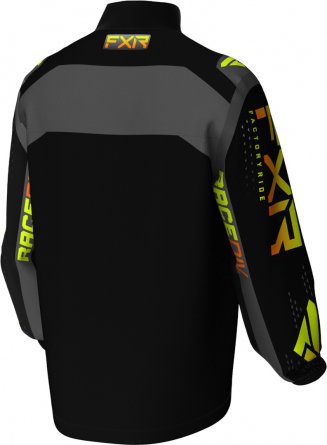 FXR RR LITE JACKET - Black/Char/Inferno 