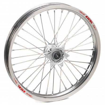 Haan Wheels, Komplett Hjul, 1,40, 17", FRAM, SILVER, Suzuki 02-25 RM85, 97-01 RM80