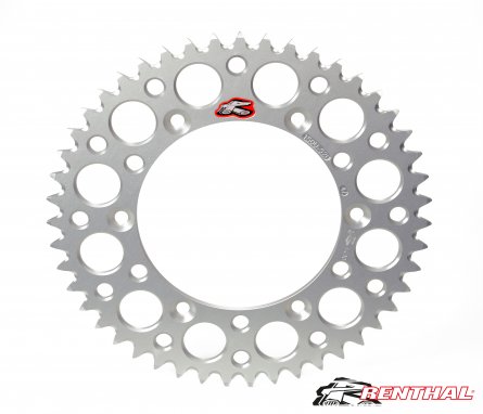 Renthal, Bakdrev, 520, 52, SILVER, KTM 03-26 450 EXC-F/450 SX-F, 03-17 250 EXC, 18-22 250 EXC TPI/300 EXC TPI, 23-25 250 EXC/150