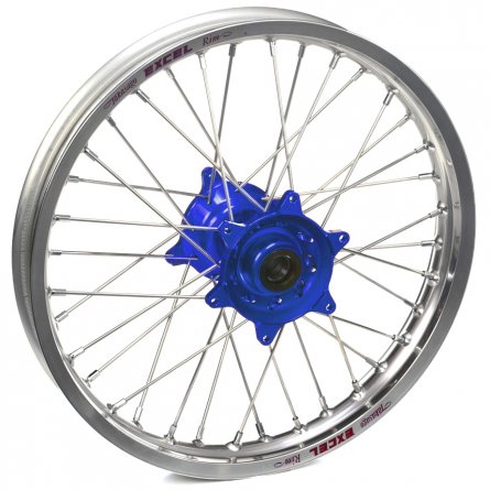Haan Wheels, Komplett Hjul, 1,85, 16", BAK, SILVER BLÅ, KTM 04-20 85 SX, Husqvarna 20 TC 85, 19 TC 85 (17/14), 14-19 TC 85 (19/1