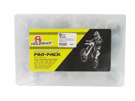 Holeshot, Komplett Skruvkit, Suzuki 10-18 RMX450Z, 05-25 RM-Z450, 99-10 RM250, 04-25 RM-Z250, 99-10 RM125, 02-25 RM85, 00-10 DR-