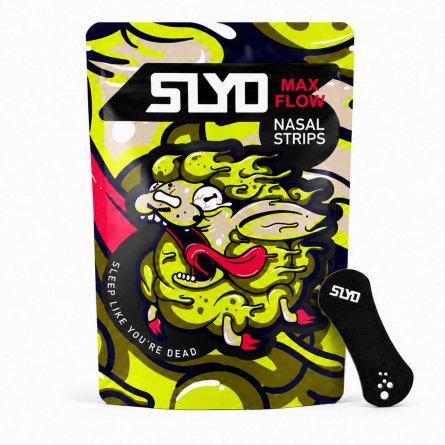 SLYD, Nasal Strips, MAX FLOW Black (35 Pack)