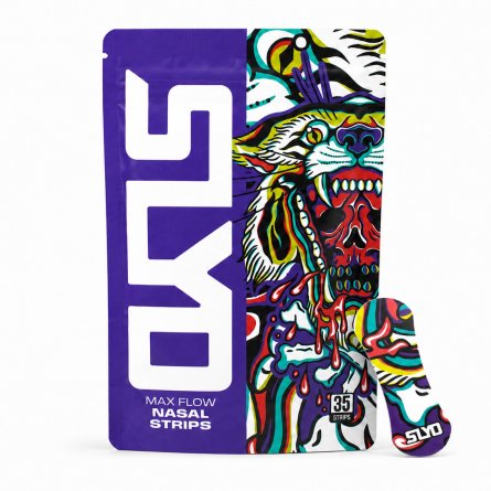 SLYD, Nasal Strips, MAX FLOW Tiger (35 Pack)