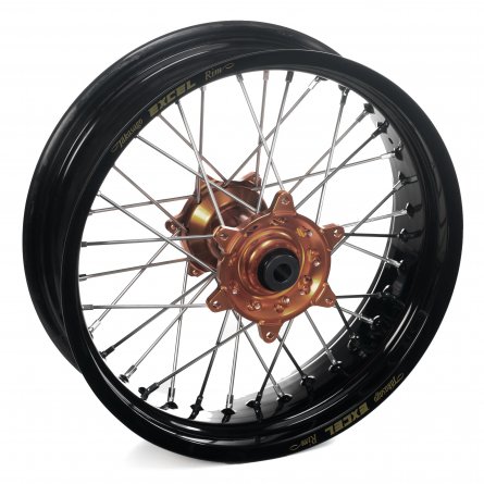 Haan Wheels, Komplett Hjul SM, 3,50, 17", FRAM, SVART BRONS, Honda 02-25 CRF450R, 26 CRF450R, 95-07 CR250R, 04-26 CRF250R, 19 CR