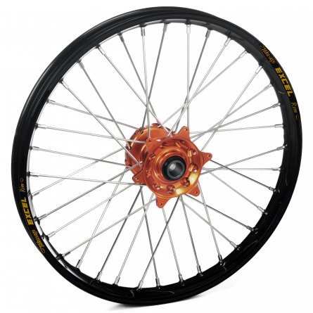 Haan Wheels, Komplett Hjul, 1,60, 21", FRAM, BRONS SVART, KTM 16-27 450 EXC-F, 15-27 450 SX-F, 18-22 250 EXC TPI/300 EXC TPI, 23