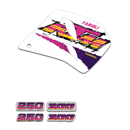 Tecno-X, Dekal KTM 4-T, 93-99