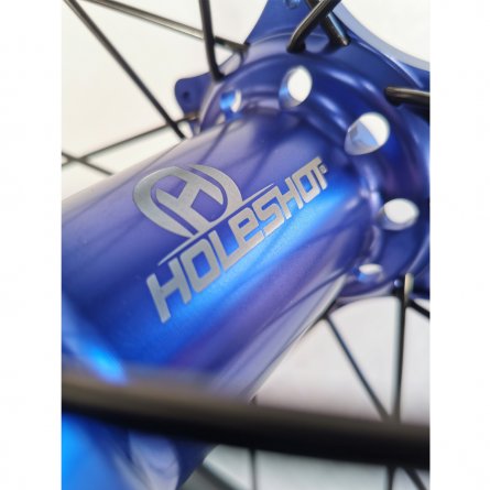 Holeshot, Komplett Hjulset, 2,15/1,60, 19/21", BAK FRAM, MATT SVART BLÅ, KTM 15-26 450 SX-F, 15-26 250 SX/250 SX-F, 15-26 350 SX